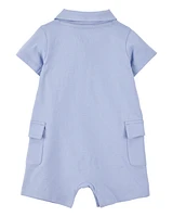 Baby Pickleball Cotton Romper