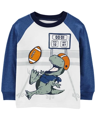 Dinosaur Football Jersey Tee