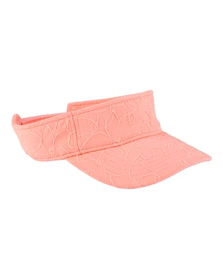 Kid Floral Visor - Pink