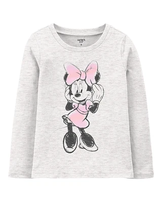 Kid Minnie Mouse Tee - Grey