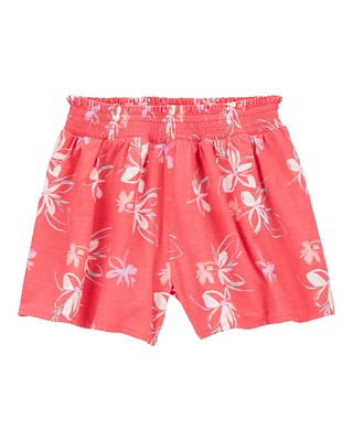 Kid Floral Flowy Pull-On Shorts
