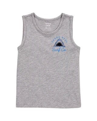 Baby Shark Graphic Tank - Heather