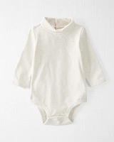 Baby Organic Cotton Corduroy Dress and Mock Neck Bodysuit Set