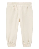 Baby Glitter Pull-On Fleece Joggers