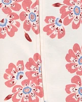 2-Pack Floral 2-Way Zip Cotton Sleepers