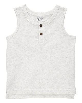 Toddler Sleeveless Slub Jersey Tank