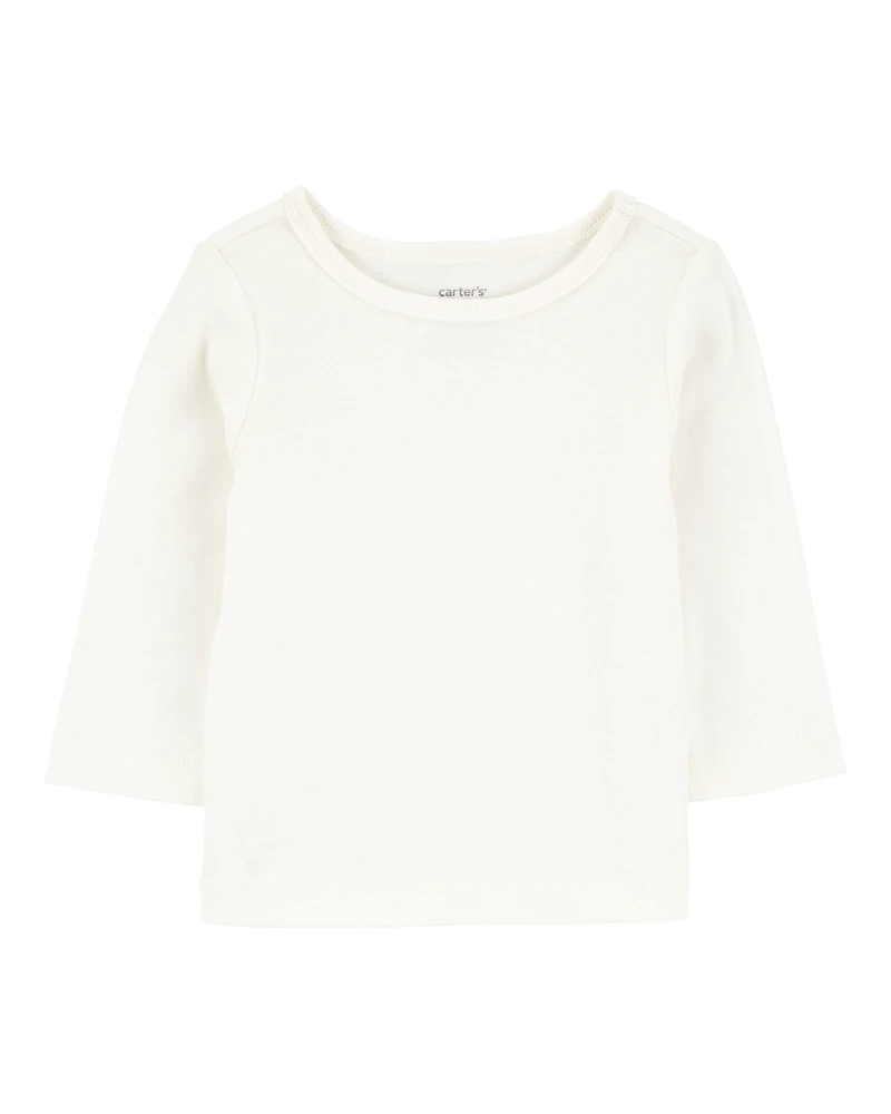 Baby 2-Piece Bird Print Long-Sleeve Tee & Overall Set