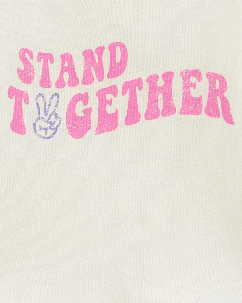 Kid Stand Together Crop Tee