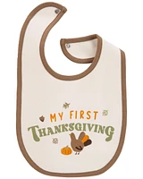 Baby My First Thanksgiving Teething Bib