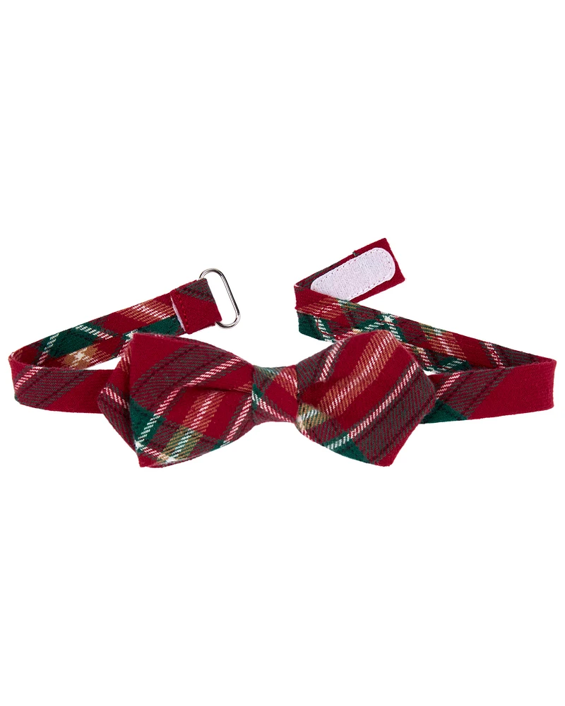 Plaid Holiday Bow Tie