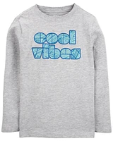 Cool Vibes Long-Sleeve Tee - Grey