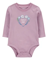 Baby Auntie's Sweetheart Long-Sleeve Bodysuit