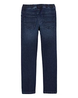 Kid 
Knit-Like Denim Drawstring Jeans
