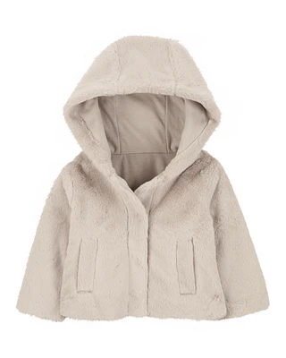 Baby Faux Fur Hooded Jacket