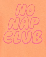 Toddler No Nap Club Short-Sleeve Graphic Tee - Orange