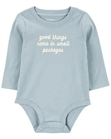 Good Things Come Small Packages Long-Sleeve Bodysuit