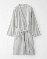 Adult Organic Cotton Rib Robe