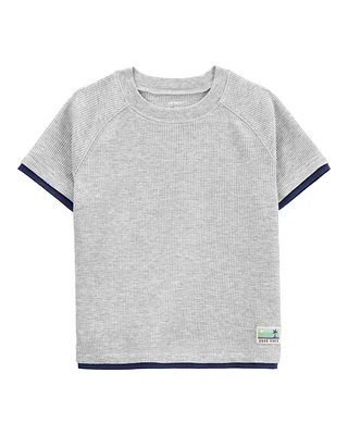 Baby Short-Sleeve Waffle Knit Tee