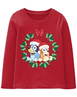 Toddler Bluey Christmas Tee