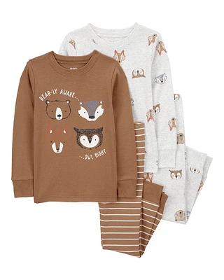 Toddler 4-Piece Woodland Creatures Pyjamas