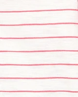 Baby Boy 3-Piece Striped Outfit Set - Red