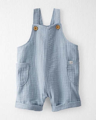 Baby Organic Cotton Gauze Shortall