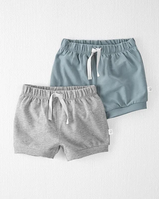 Baby 2-Pack Organic Cotton Shorts