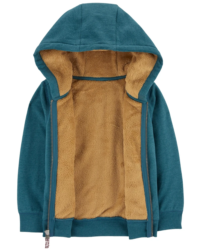 Toddler Zip-Up Fleece Hoodie