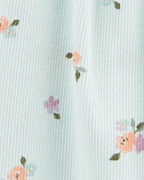 Baby Floral Snap-Up Footie Sleeper Pyjamas