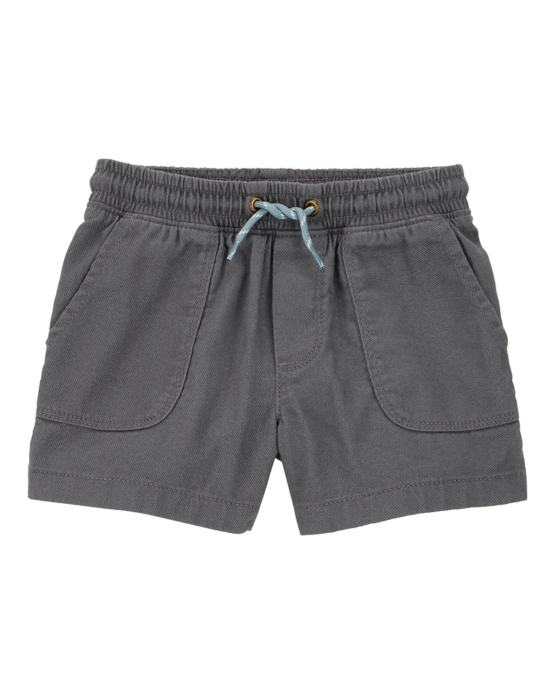 Toddler Pull-On Twill Shorts