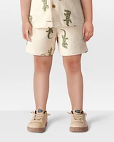 Toddler Alligator Pull-On Shorts