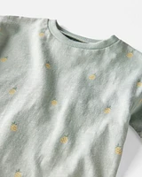 Baby Organic Cotton Pineapple-Print Tee