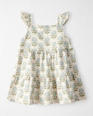 Baby Organic Cotton Floral-Print Dress