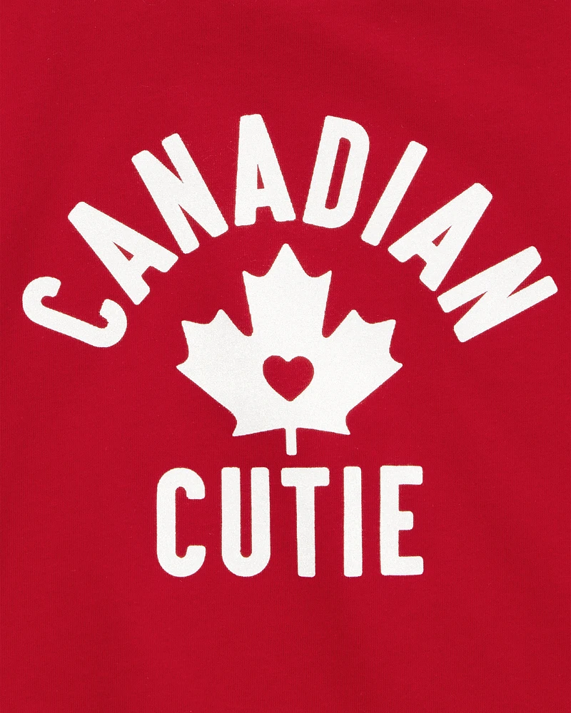 Toddler Girl Canadian Cutie Short-Sleeve Tee