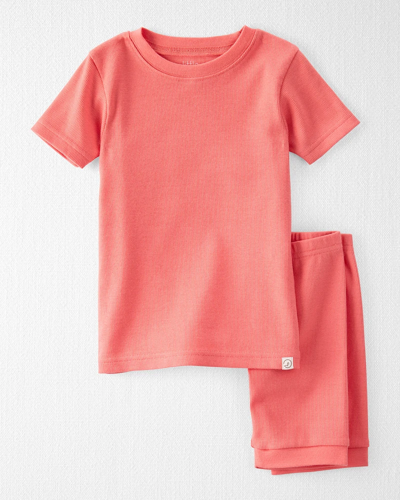 Toddler Organic Cotton Pyjamas Set Pink