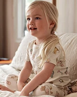 Toddler 4-Piece Western Chicken 100% Snug Fit Cotton Pyjamas