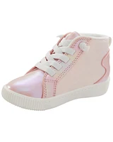 Kid Metallic High-Top Sneakers