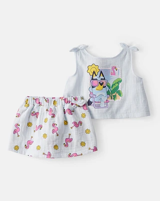 Baby 2-Piece Bluey Tank Top & Short Set