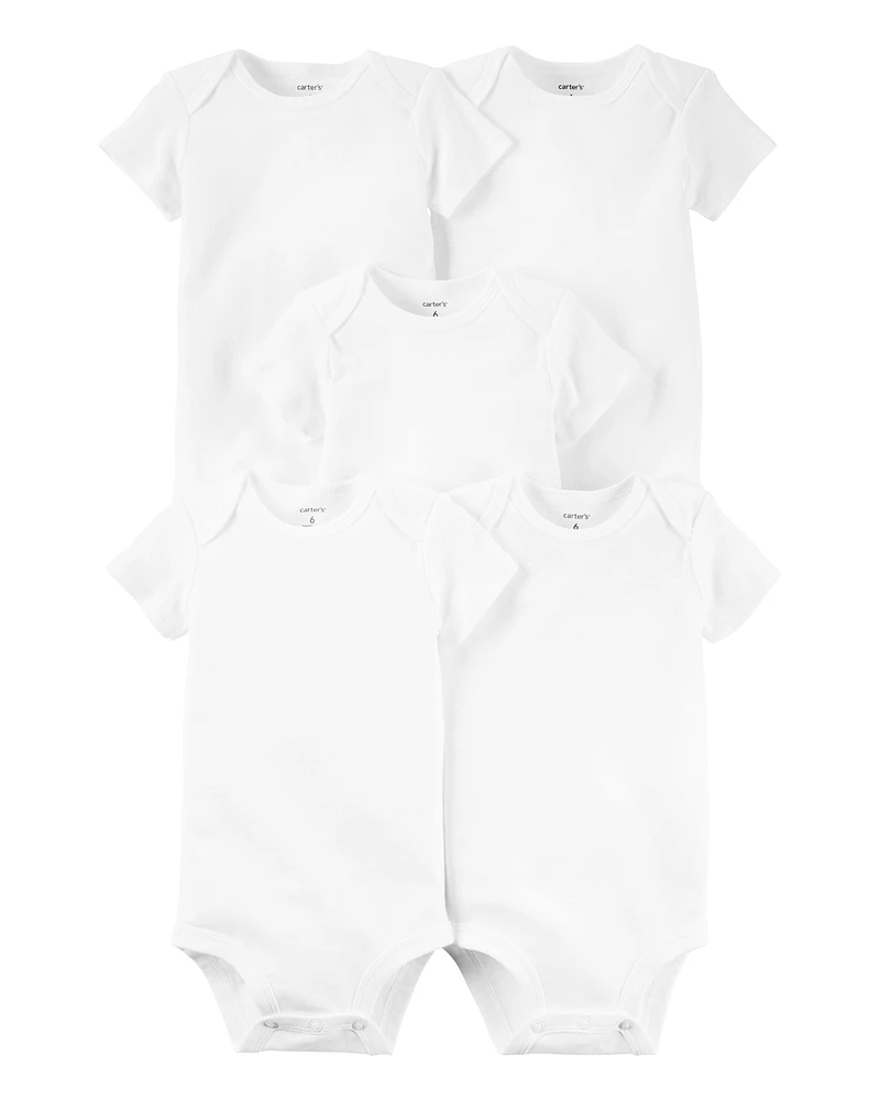 Baby 5-Pack Short-Sleeve Bodysuits