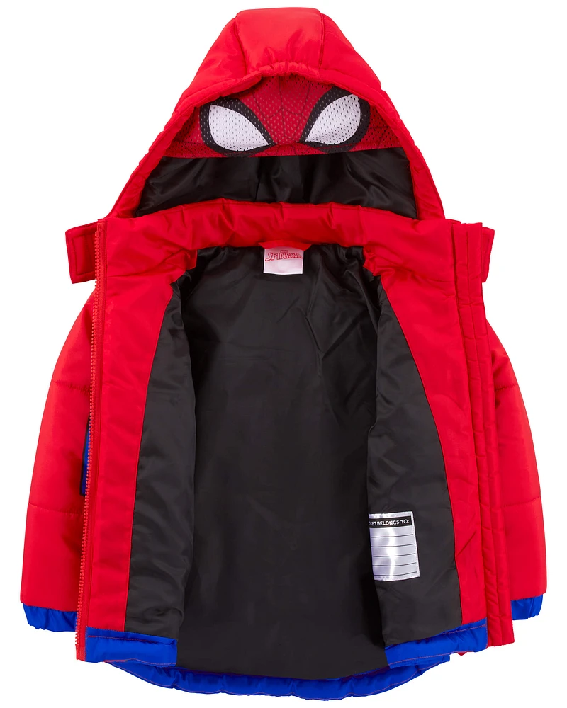 Toddler Spider-Man Puffer Jacket