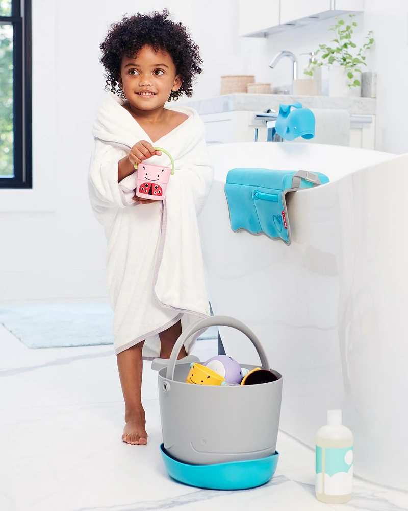 Moby Stowaway Bath Toy Bucket