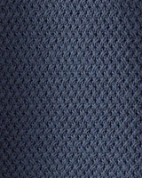 Baby Organic Cotton Crotchet Knit Polo