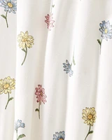 Baby Floral Print PurelySoft Footie 1-Piece Pyjamas - Ivory