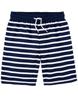 Striped Swim Trunks