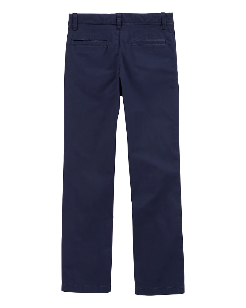 Kid Flat-Front Pants