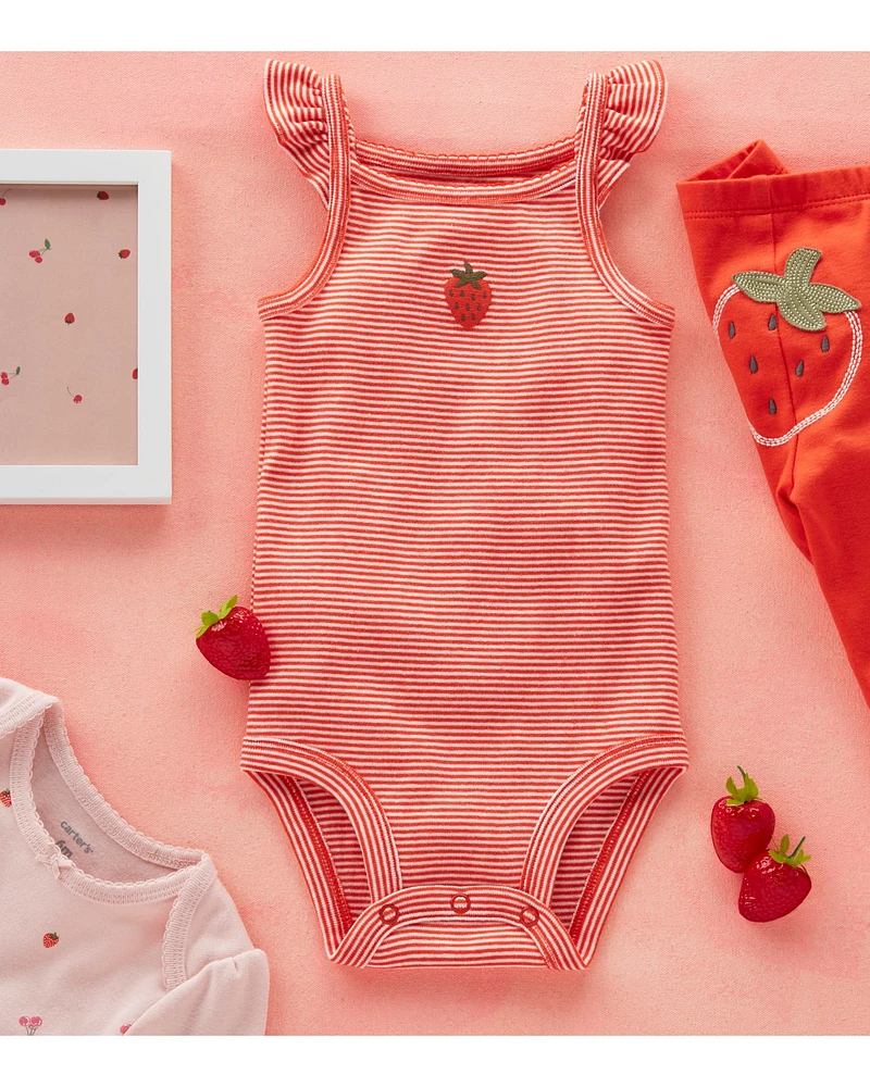 Baby 3-Piece Strawberry Little Character Set