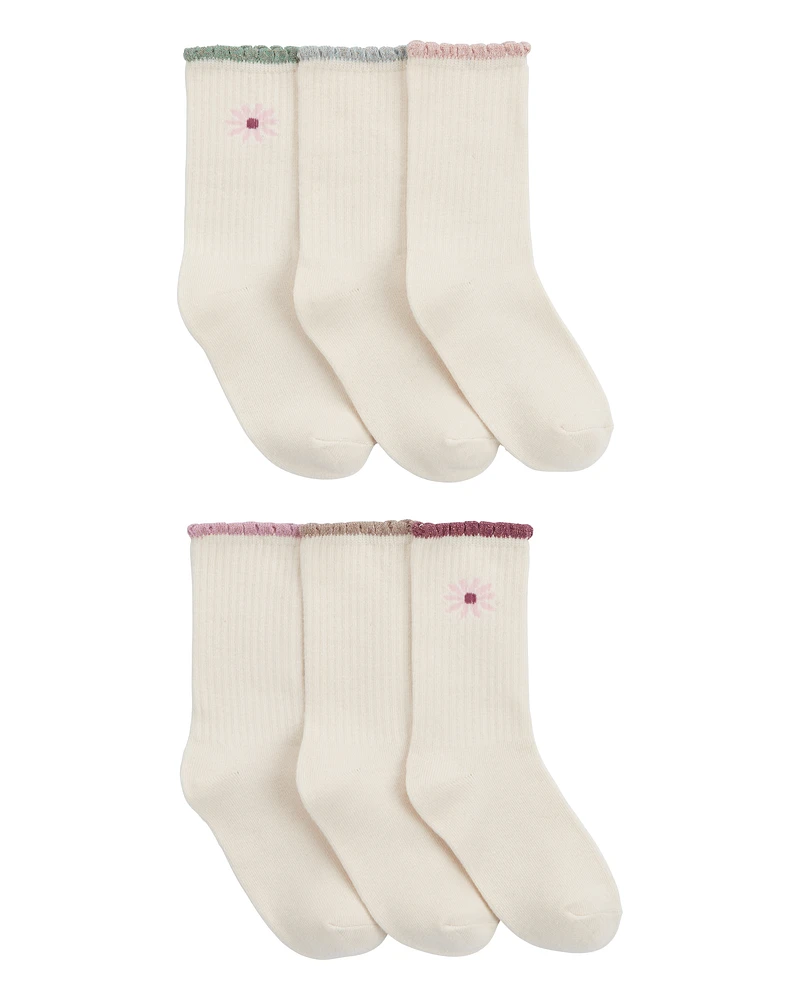 Kid 6-Pack Daisy Socks