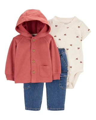 Baby 3-Piece Little Cardigan Set