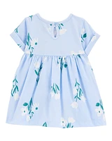 Baby 2-Piece Floral Dress & Romper Set