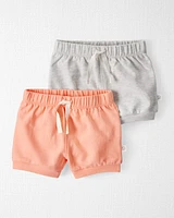 Baby 2-Pack Organic Cotton French Terry Shorts